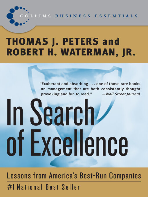 Title details for In Search of Excellence by Thomas J. Peters - Available